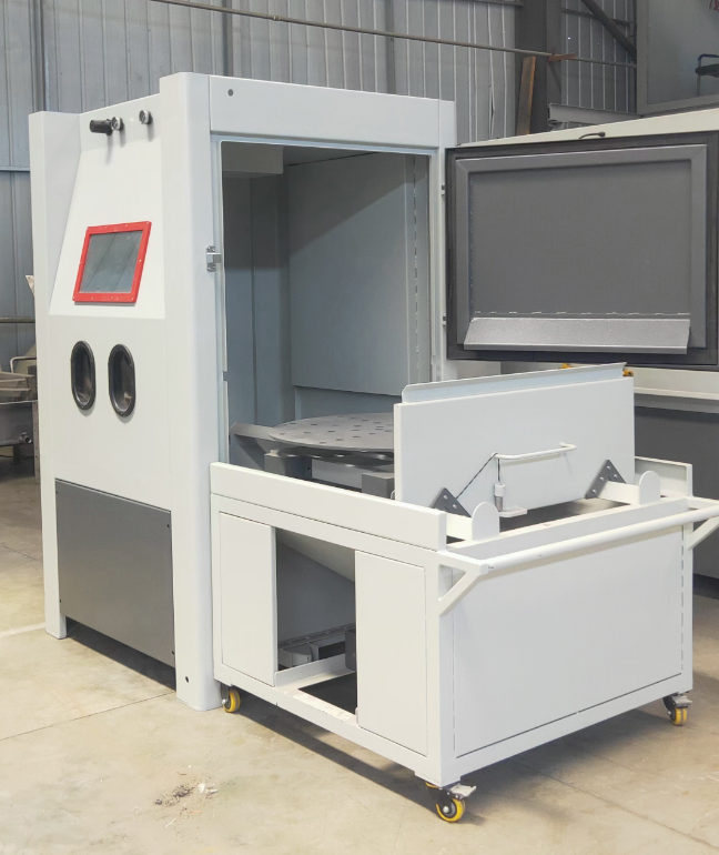 吉林箱式喷砂机 适合小工件批量处理