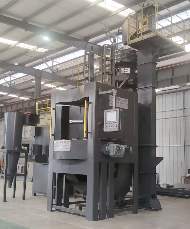 吉林转盘式喷砂机 提升圆形工件处理效率