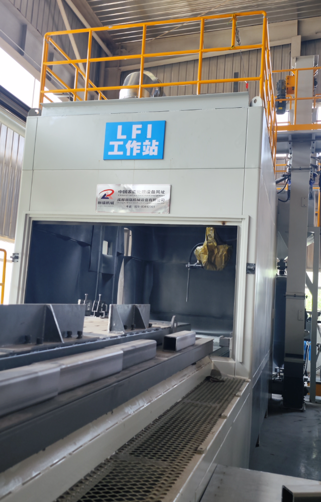 吉林无尘环保自动喷砂机,车间更安全更规范