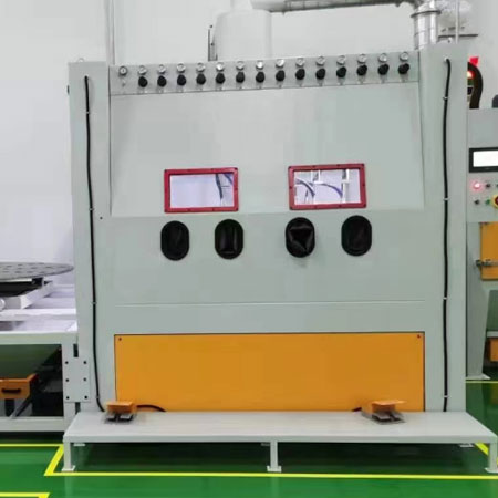 吉林高效生产，从箱体手动喷砂机开始，提升零部件质量